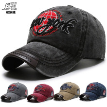 Wholesale Custom Untructured Cotton Twill Embroidery Logo Baseball Cap High Quality Distressed Dad Sport Hats